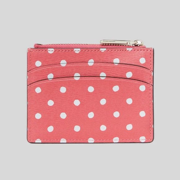 ✨HOST PICK✨ NWOT Kate Spade Spencer Dots Zip Coin Card Case - Picture 3 of 11